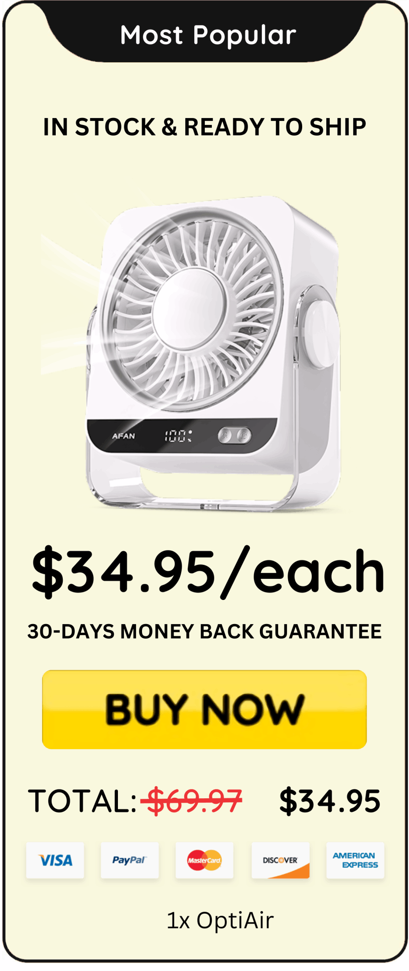Optiair offer price 