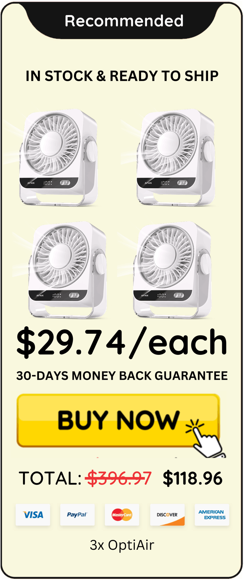 Optiair offer price 